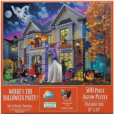 Where's the Halloween Party 500 piece Jigsaw Puzzle