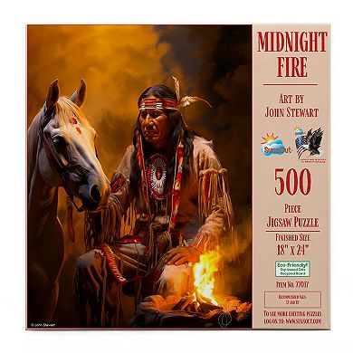 Midnight Fire 500 piece Jigsaw Puzzle