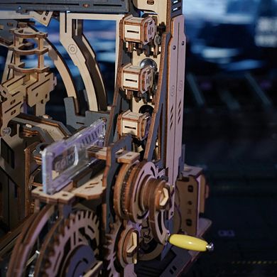 DIY 3D Moving Gears Puzzle - Marble SpacePort - 472 pcs