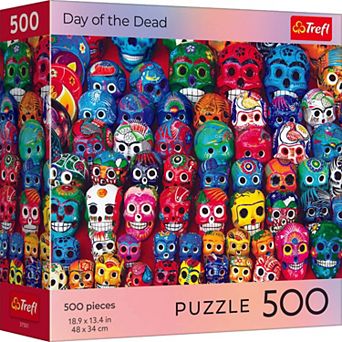 Trefl Red 500 pc Puzzle - Halloween - Day of the Dead
