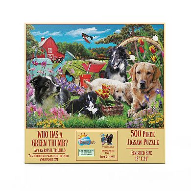 Who has a green Thumb 500 piece Jigsaw Puzzle