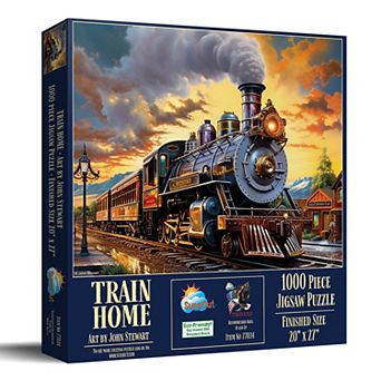 Train Home 1000 pc Jigsaw Puzzle