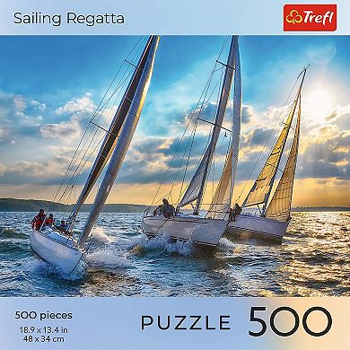 Trefl Red 500 Piece Puzzle - Sports - Sailing Regatta