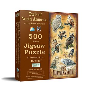 Owls of North America 500 pc Jigsaw Puzzle