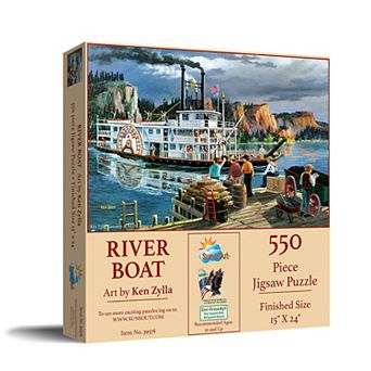 Riverboat 550 pc Jigsaw Puzzle