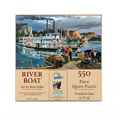 Riverboat 550 piece Jigsaw Puzzle