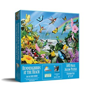Hummingbirds at the Beach 500 pc Jigsaw Puzzle