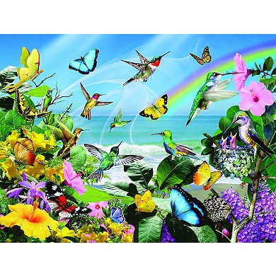 Hummingbirds at the Beach 500 piece Jigsaw Puzzle