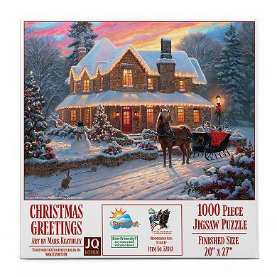 Christmas Greetings 1000 piece Jigsaw Puzzle