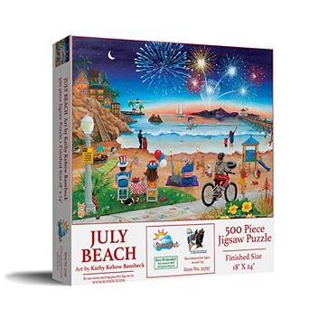 July Beach 500 pc Jigsaw Puzzle