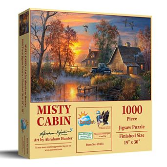 Misty Cabin 1000 pc Jigsaw Puzzle