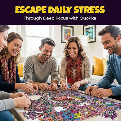 QUOKKA 1000 Piece Puzzle for Adults with Hidden Secrets & Audio Story