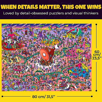 QUOKKA 1000 Piece Puzzle for Adults with Hidden Secrets & Audio Story