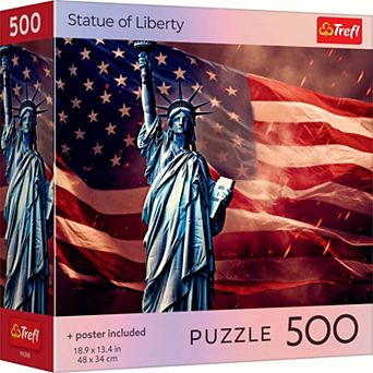 Trefl Red Statue of Liberty 500 pc Puzzle