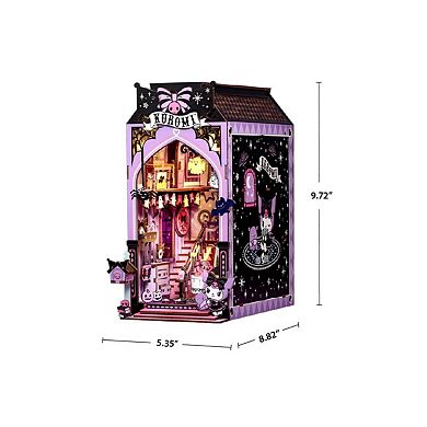DIY 3D Book Nook Puzzle - Hello Kitty Kuromi Spooky House 283pcs
