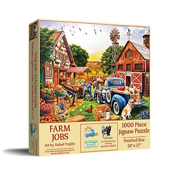 Farm Jobs 1000 pc Jigsaw Puzzle for Adults