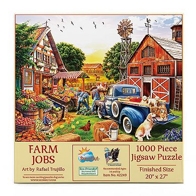 Farm Jobs 1000 piece Jigsaw Puzzle for Adults