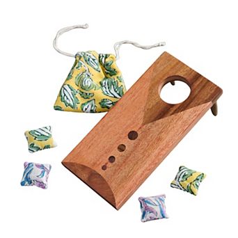 Wood Tabletop Cornhole Game