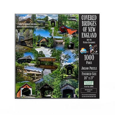 Covered Bridges of New England 1000 piece Jigsaw Puzzle
