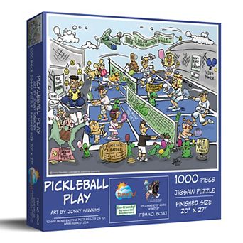 Pickleball Play 1000 pc Jigsaw Puzzle