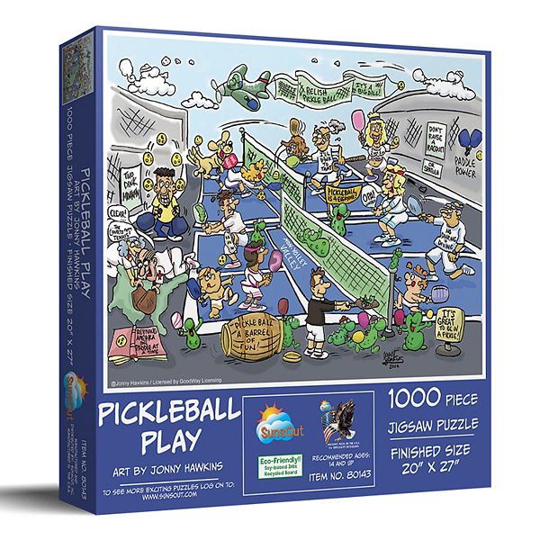Pickleball Play 1000 piece Jigsaw Puzzle
