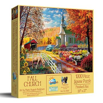 Fall church 1000 pc Jigsaw Puzzle