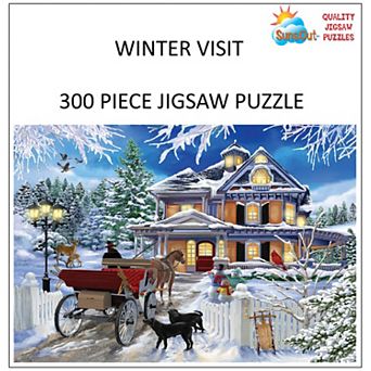 Winter Visit 300 pc Jigsaw Puzzle