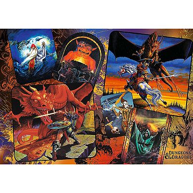 Trefl Red 1000 Piece Puzzle - Dungeons & Dragons - The Origins of D & D