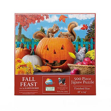 Fall Feast 500 piece Jigsaw Puzzle