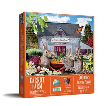 Carrot Farm 500 pc Jigsaw Puzzle