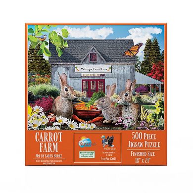 Carrot Farm 500 piece Jigsaw Puzzle