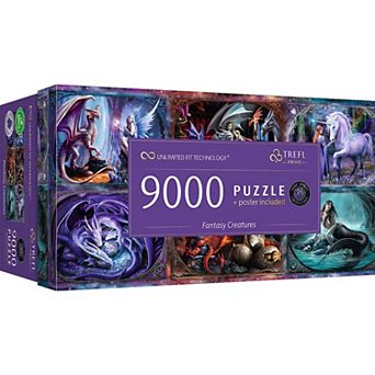 Trefl Prime 9000 pc Puzzle - Fantasy Creatures - Anne Stokes