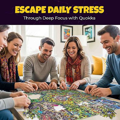 QUOKKA 1000 Piece Puzzle for Adults with Hidden Secrets & Audio Story