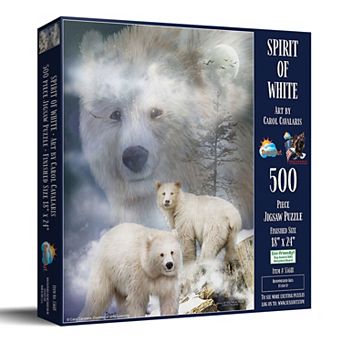 Spirit of White Bears 500 pc Jigsaw Puzzle