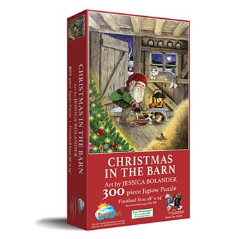 Christmas in the Barn 300 pc Jigsaw Puzzle
