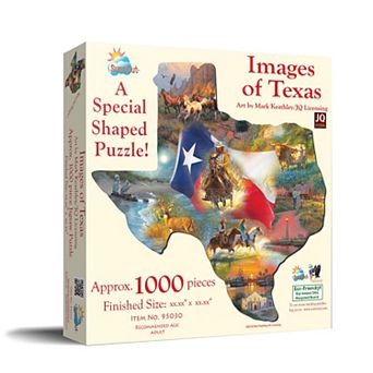 Images of Texas 1000 pc Special Shape Jigsaw Puzzle