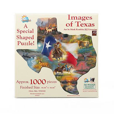 Images of Texas 1000 piece Special Shape Jigsaw Puzzle