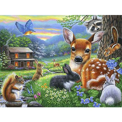 Spring at the Cabin 500 piece Jigsaw Puzzle