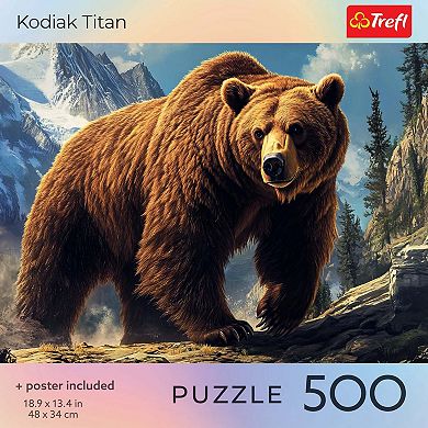 Trefl Red Kodiak Titan 500 Piece Puzzle