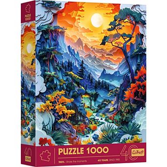 Trefl Red 40th Anniversary Valley 1000 pc Paper Art Puzzle