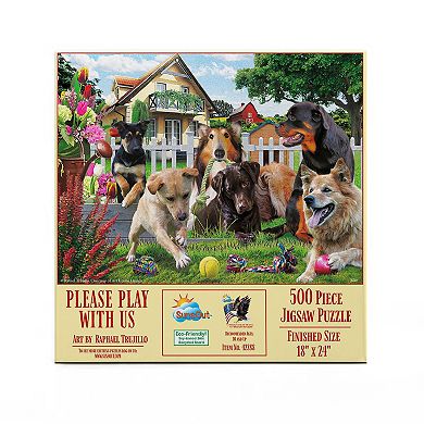 Please Play with Us 500 piece Jigsaw Puzzle