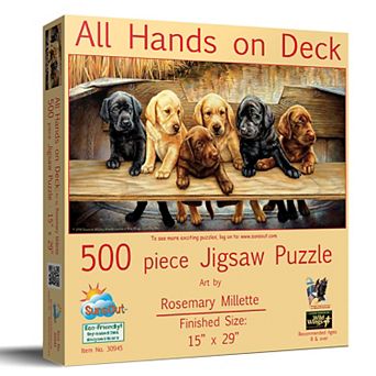 All Hands on Deck 500 pc Jigsaw Puzzle