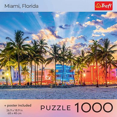 Trefl Red Miami, Florida 1000 Piece Puzzle
