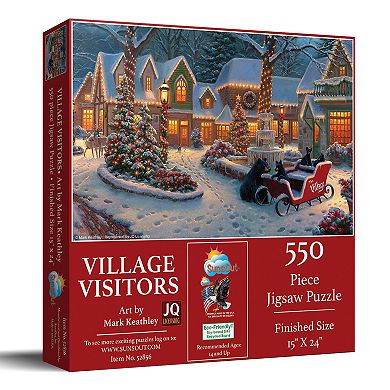 Village Visitors 550 piece Jigsaw Puzzle