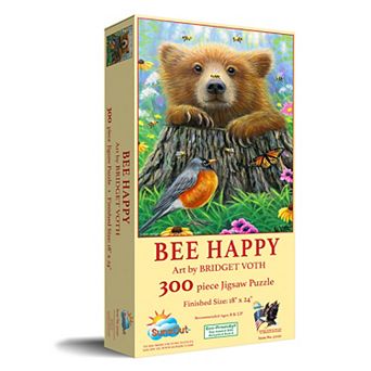 Bee Happy 300 pc Jigsaw Puzzle