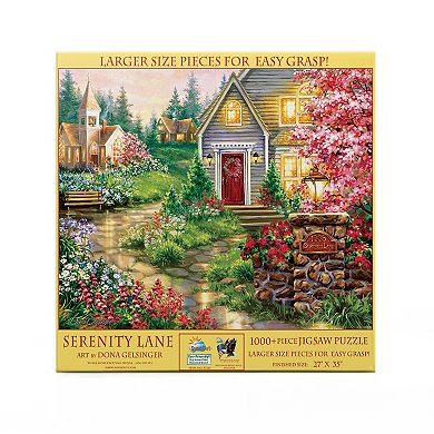 Serenity Lane 1000 piece Large Pieces Jigsaw Puzzle