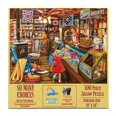 So Many Choices 500 piece Jigsaw Puzzle