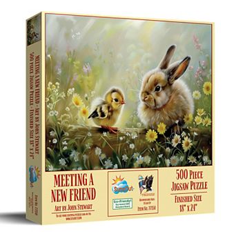 Meeting a New Friend 500 pc Jigsaw Puzzle