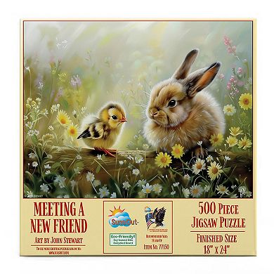 Meeting a New Friend 500 piece Jigsaw Puzzle