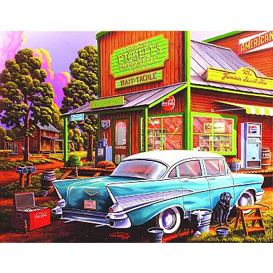 Aunt Sheila's Cafe 1000 piece Large Pieces Jigsaw Puzzle